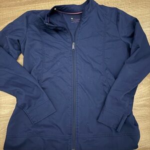 NAVY SCRUB JACKET SMALL